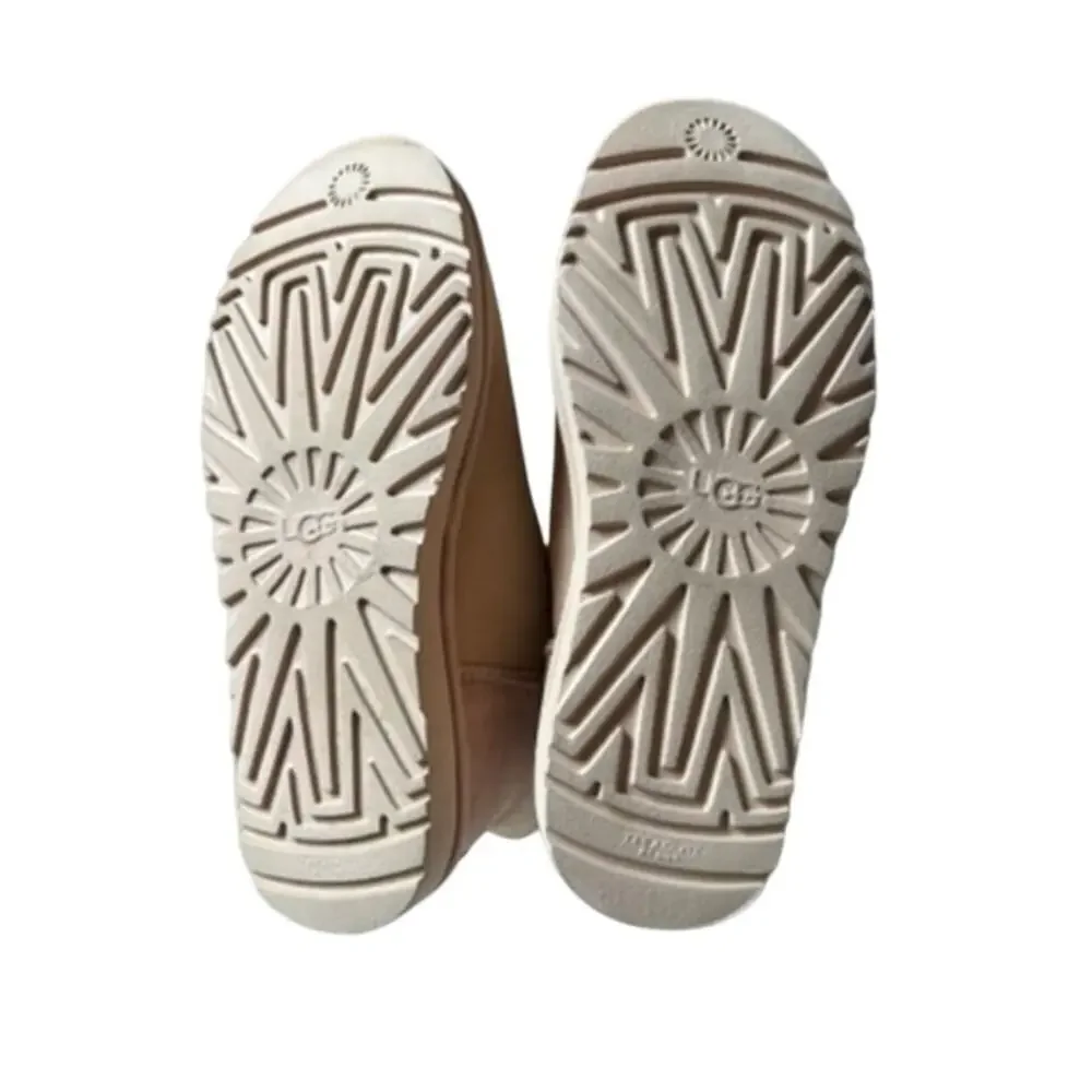 UGG Mini Bailey Button II Chestnut Boots 6 Y2K